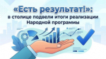 «Есть результат!»: в столице подвели итоги реализации Народной программы
